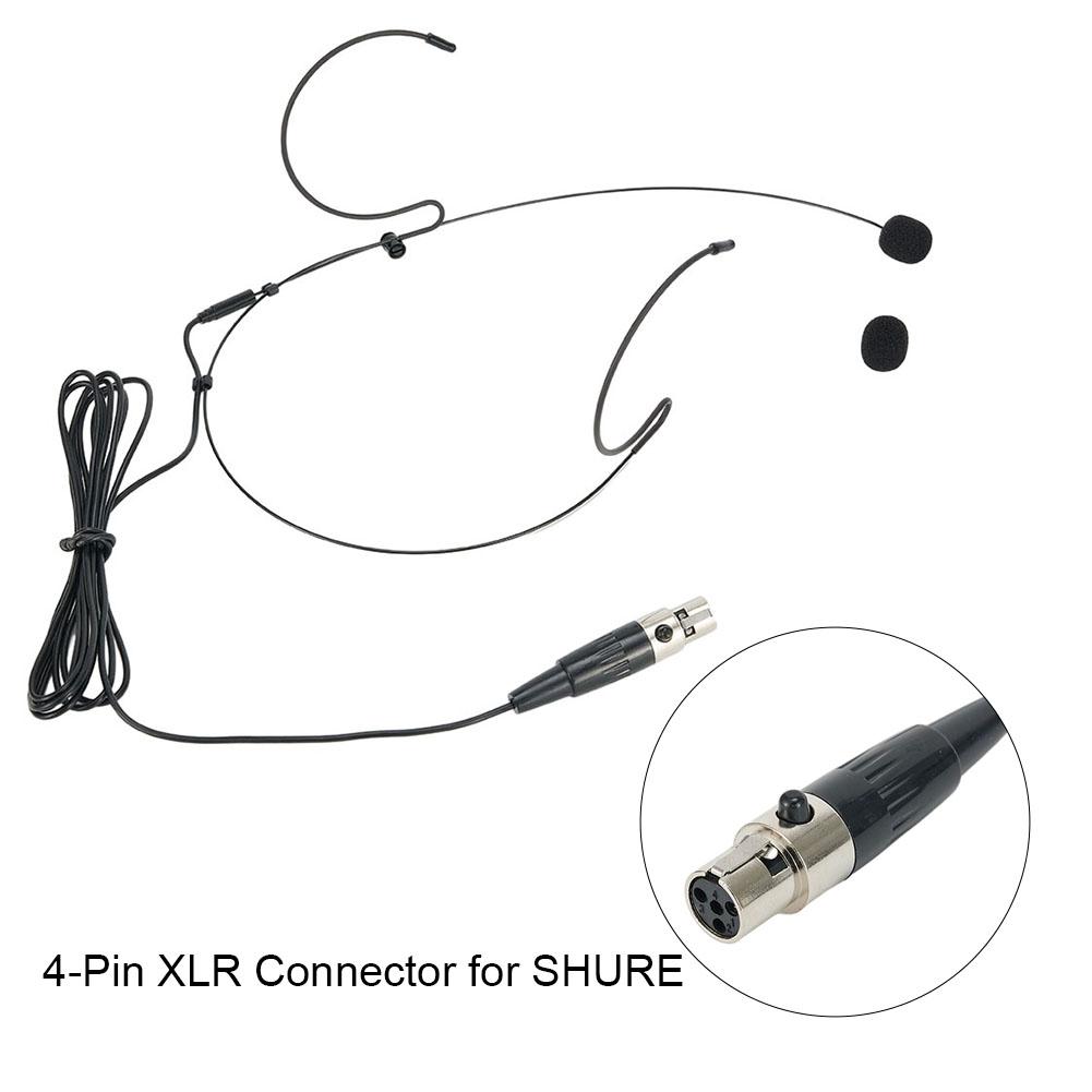 100-20KHZ Mikrofon 4.0 Mm Beige/Schwarz Für Shure Leichtes Design
