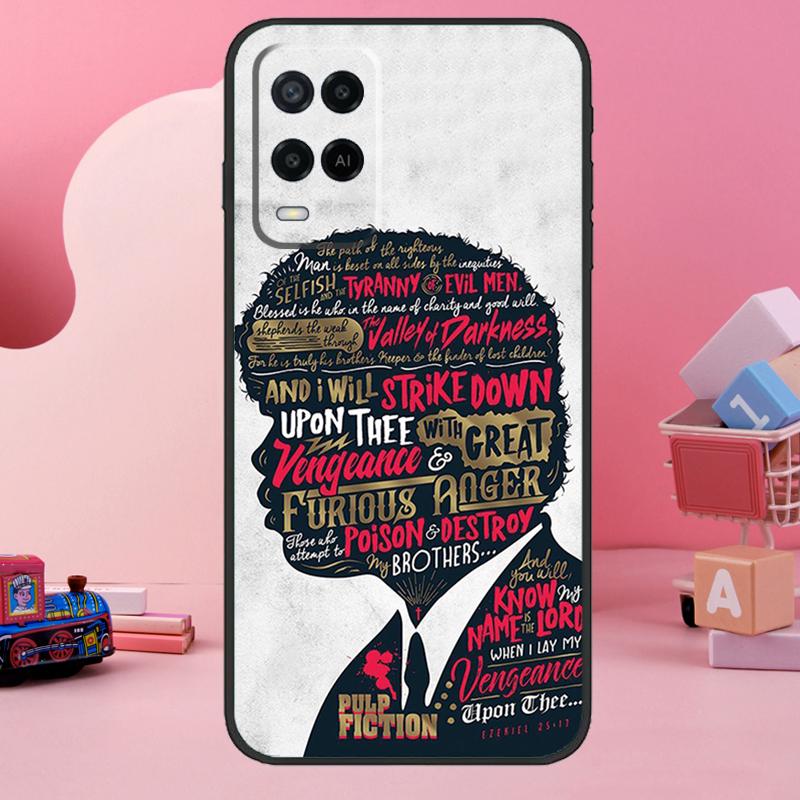 Pulp Fiction Case For OPPO A57s A17 A16 A15 A54 A74 A76 A96 A52 A72 A5 A9 A31 A53 A77 A91 A93 A54s Cover