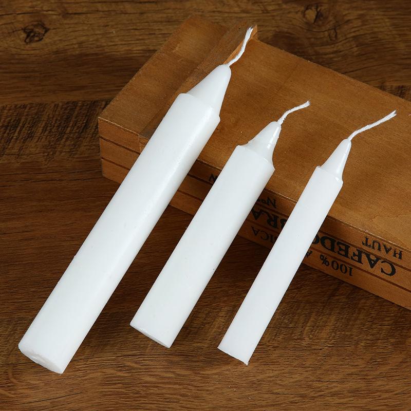 Red and White Candles for Home Lighting, Daily Ordinary Candles, Non-romantic Wedding Long Pole Emergency Candles, Worshiping Candles