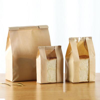 10 pezzi Sacchetti per il pane con finestra trasparente Carta per alimenti A prova di perdite Buona tenuta Antistrappo Autosigillanti Antiolio Sacchetti per confezioni di snack e dolci
