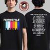 Turnstile Evropa A Velká Británie The Never Enough Tour 2026 Merch Zadní Datumy Tričko