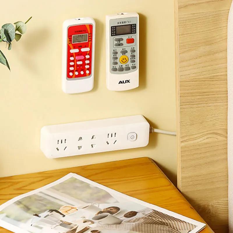 Wall-mounted Remote Control Magnet Holder Strong Magnetic Hooks Keys Fridge Sticker Anti-Lost Storage Hooks Home Organizer Hook