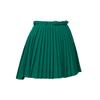 J Jane Asymmetrical Belted Pleated Skirt (Green)