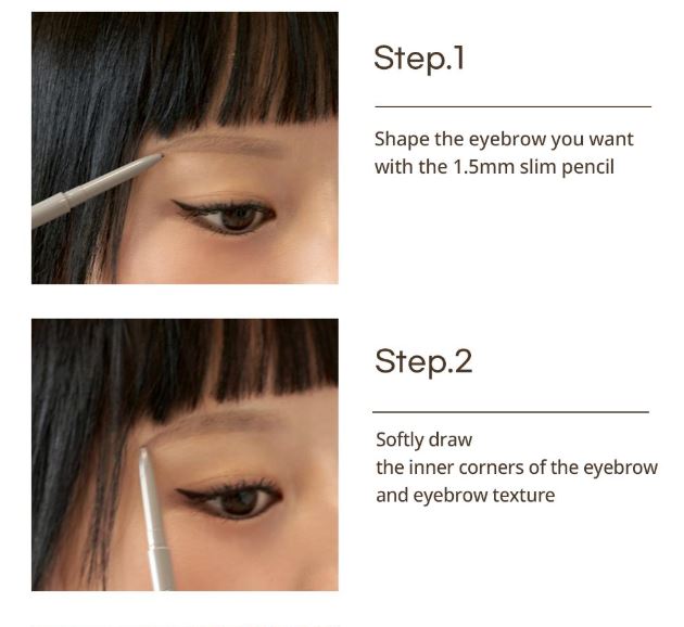 Peripera Speedy Skinny Brow 7 Colors