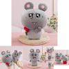 Adorable Plush Cartoon Mouse Toy Soft Stuffed Animal Gift For Kids Birthday Celebration