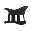 Electric Guitar Pickguard PVC Plastic Guard Scratch Board Front Plate Panel Cover Instrument Accessories 1 Layer Black