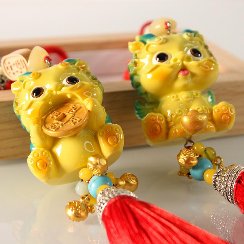 Style Resin Pixiu Car Accessory Decorative Pendant For Vehicle Interior