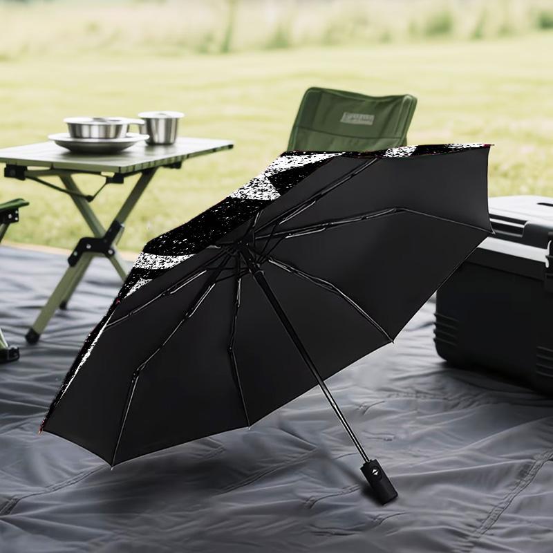 1PC Botafogo de Futebol e Regatas Printed Umbrella Folding umbrella, automatic umbrella 8-Frame for Travel, camping Fan gifts Christmas Gifts