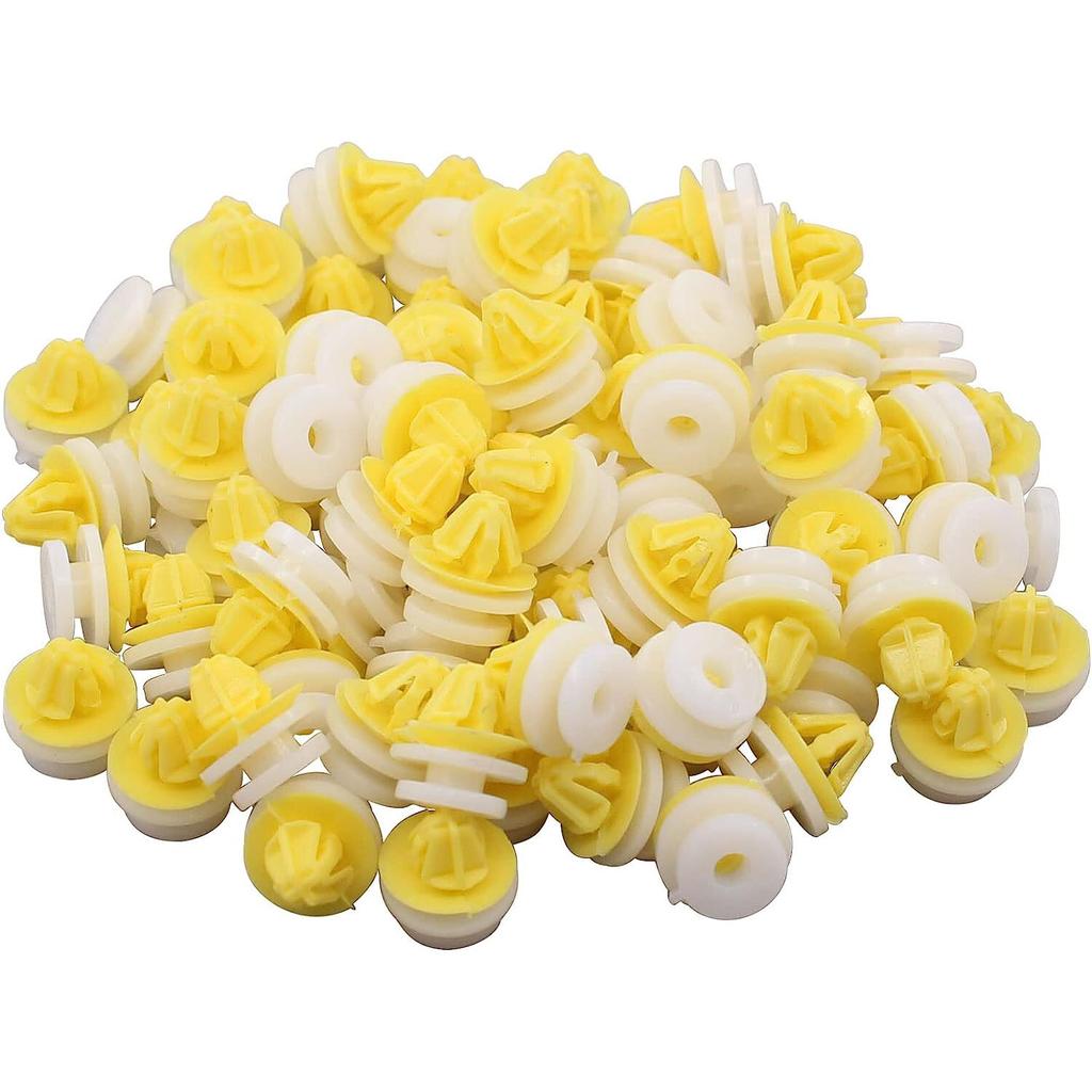 50X Clips de Paso de Rueda de Puerta Se Ajustan Para Land Rover Discovery 3 4 Range Rover Sport Freelander 1 2 Clips de Coche Sujetadores Exte de Paso de Rueda