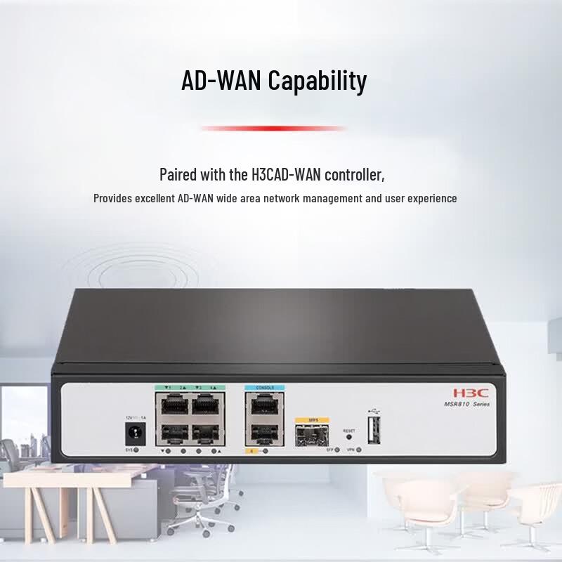 H3C MSR810-EI 6-Port Enterprise Gigabit Router (CN version)