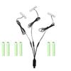 110cm 3in1 AA Battery Eliminator USB Powered for Toothbrush Toy Flashlight Clock Walkie Talkie Christmas Strip Light