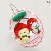 Sanrio Kuromi Pom Pom Purin Hello Kitty Cherry Plush Doll Keychain Ornaments Kawaii Plushie Soft Stuffed Schoolbag Pendant Gifts