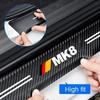 ASGBH1 Carbon Fiber for Volkswagen VW MK8 Car Door Threshold Protector Stickers Pedal Guards Trunk Sill Scuff Plate Decals Accessories
