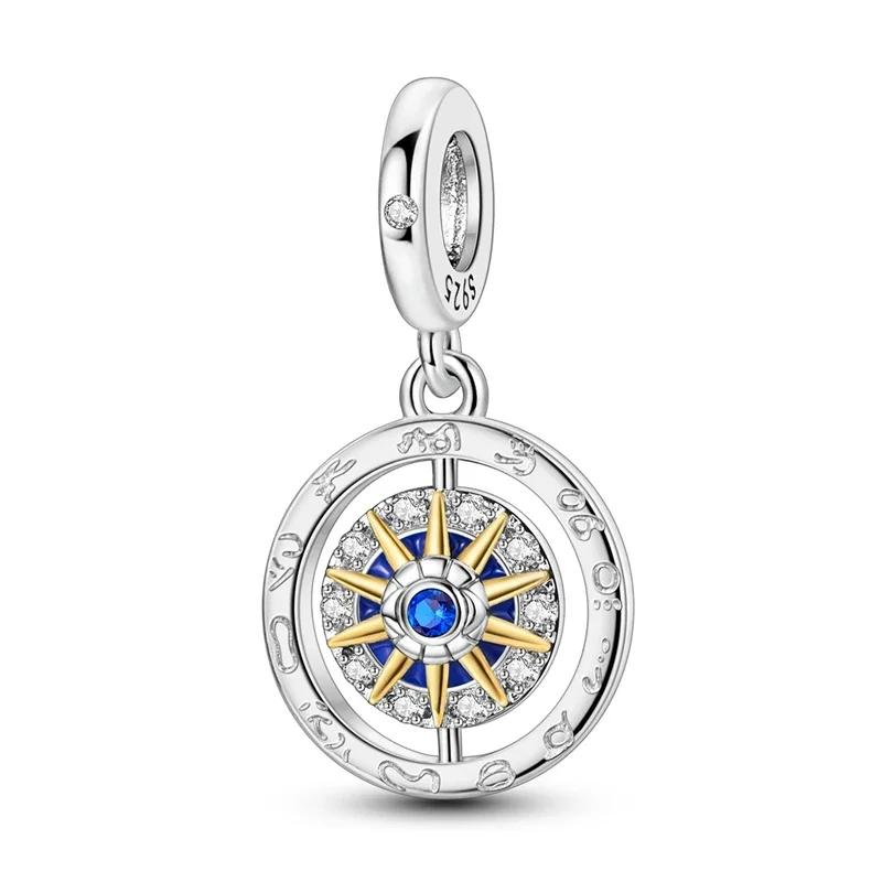 copper Colorful Sunflower Dog Boys Gift Items Butterfly Aircraft Earth Charm Bead Charms Compatible With Authentic Pendant Jewellery Make Up