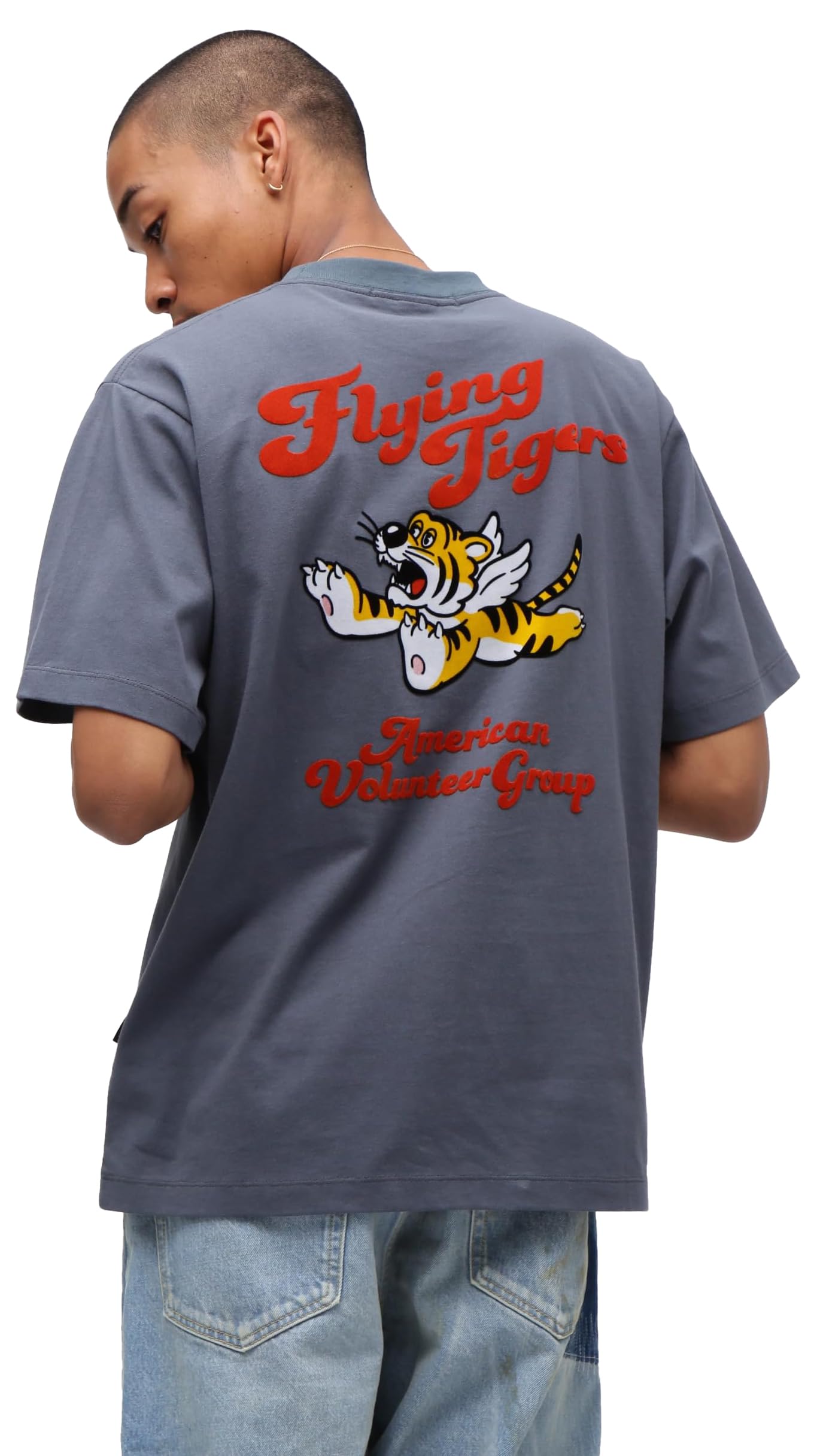 Avirex Flying Tiger Short Sleeve Size XL Blue T-Shirt Men s T-Shirt 115 Gray 783-5234004 8495₽