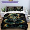 3PCs Dragon Art Design Cover Set, Breathable Fabric(1 Duvet Cover + 2 Pillowcases) (Without Quilt) yy250911196
