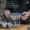 Outdoor Cooking Gas Stove WindShield Stainless Steels Furnaces Frame  Campings Stove Windshield Picnics Cooker Windscreen