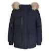 Parker Padded Clothes Women's New Korean Version Loose Padded Jacket Big Fur Collar Padded Jacket