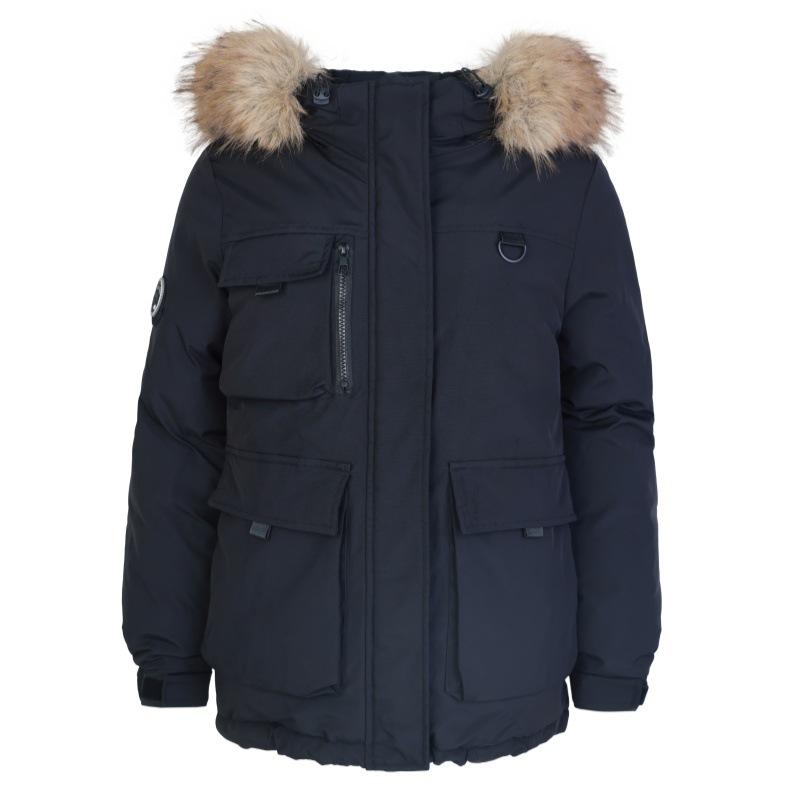 Parker Padded Clothes Women's New Korean Version Loose Padded Jacket Big Fur Collar Padded Jacket