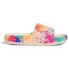 Adidas Adilette 22 Slide Sand Strata Paint Splatter Unisex Sneakers Cream Semi-Solar-Yellow IF1439