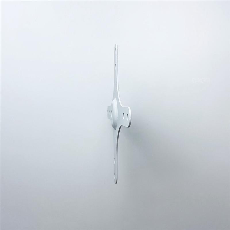 

ABUO-Portable Monitor Mounting Bracket Plate VESA 1/4 Inch Screw Hole To 100X100mm 75X75mm Wall Mount Holder With Screw White