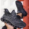 Mens Sneakers Black Running Shoes Man Mesh Breathable Outdoor Sport Comfortable Wear Resistant Sneakers for Men Sneakers