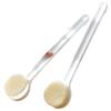 2 In 1 Long Handle Bath Brush Soft Bristles Exfoliating Loofah Puff For Shower Back Cleaning For Men Women