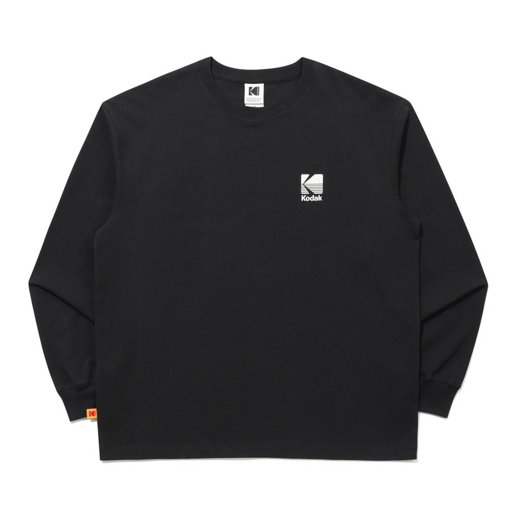 KODAK Essentials Big Logo Long Sleeve T-Shirt Black