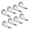 8pcs Stainless Steel Anti-Slip Tablecloth Clips Non-slip Tables Cover Securing Clamps Clip Camping Promenade Table Cover Clip