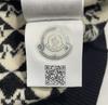 Used MONCLER White X Blackknit Women