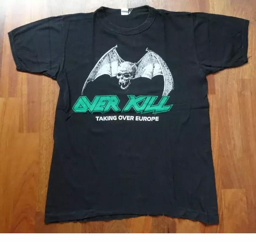 Vintage 1987 Overkill Wrecking Your Head Tour 1987 T-shirt size S-5XL L