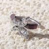European American Hip-Hop Butterfly Zircon Navel Ring