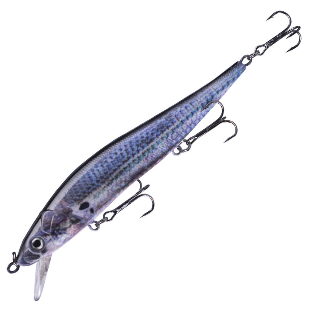 Hard Fishing Lures Sinking Minnow Swing Bait with 3D Realistic Eyes High-Resolution Body Details 12c