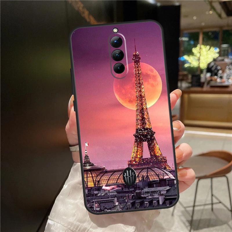 

Paris Eiffel Tower France Case For ZTE Nubia Red Magic 8 8S 9 9S 10 10S 11 Pro Plus 6 7 6S 7S For RedMagic 10 Air Cover Red Magic 6s