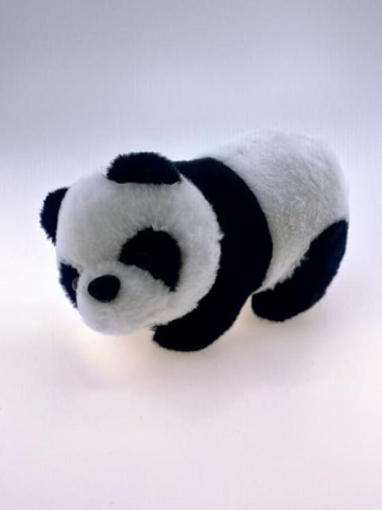 Approximately 17cm Squeeze-size Panda Plush Toy Laces and Pearls