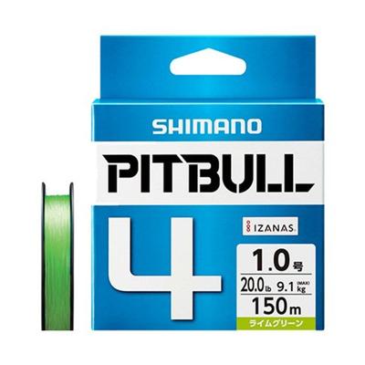 SHIMANO PE valas Pitbull 150m žalsvai kalkinis žvejybinis valas Valas 1 4-gyslis Ne. 1.0 20.0lb PL-M54R Nr.