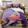 Vibrant Fashion Bold Expression Three-piece set (1 * duvet cover + 2 * pillowcase, without core) 2D Flat Duvet cover and pillowcase