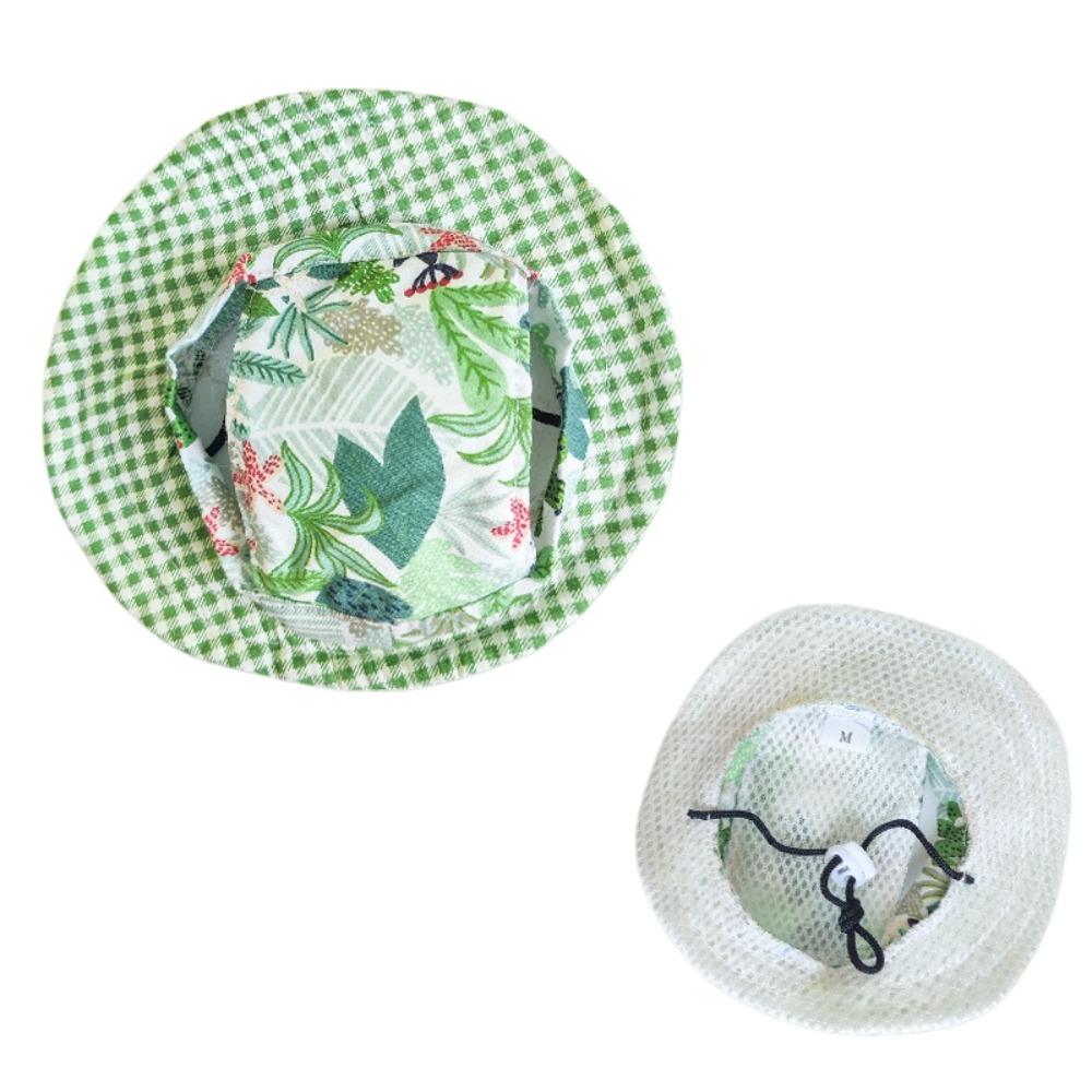 

Cute Fruits Plants Pet Cat Sun Hat Adjustable Dog Sunscreen Hat Cute Pet Baseball Cap Walking L 4.5-9kg-Cactus