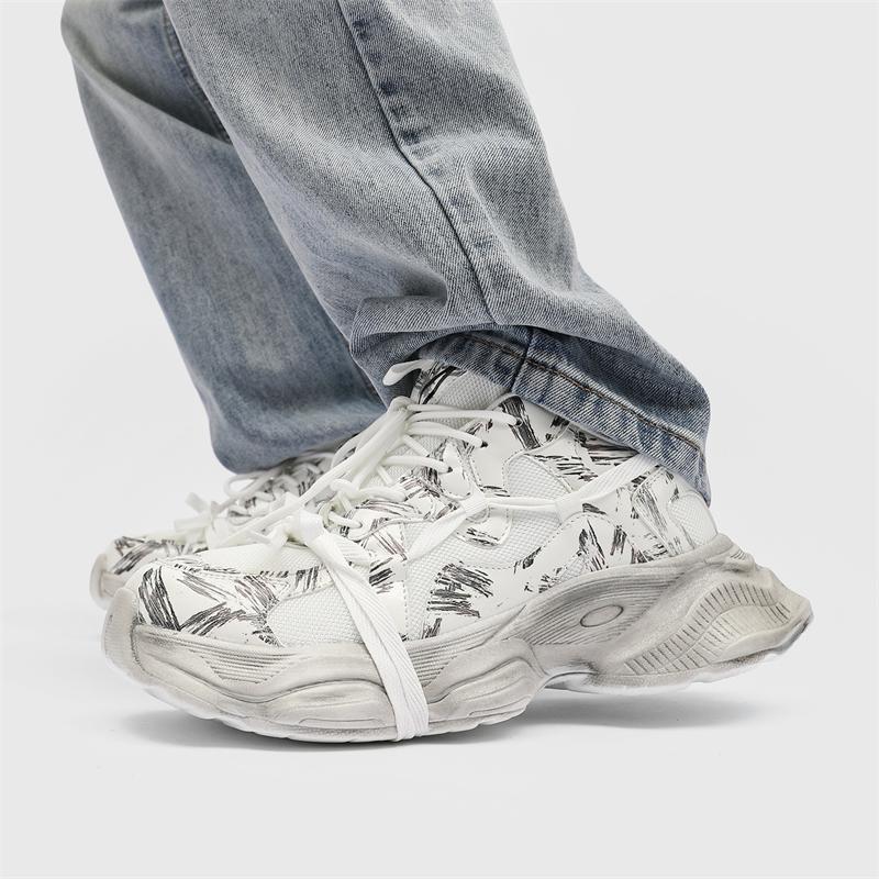 Pánské boty Tenisky Pánské tenisky Luxusní boty Pánské ležérní Trainer Race Prodyšné módní mokasíny Běžecké boty pro muže