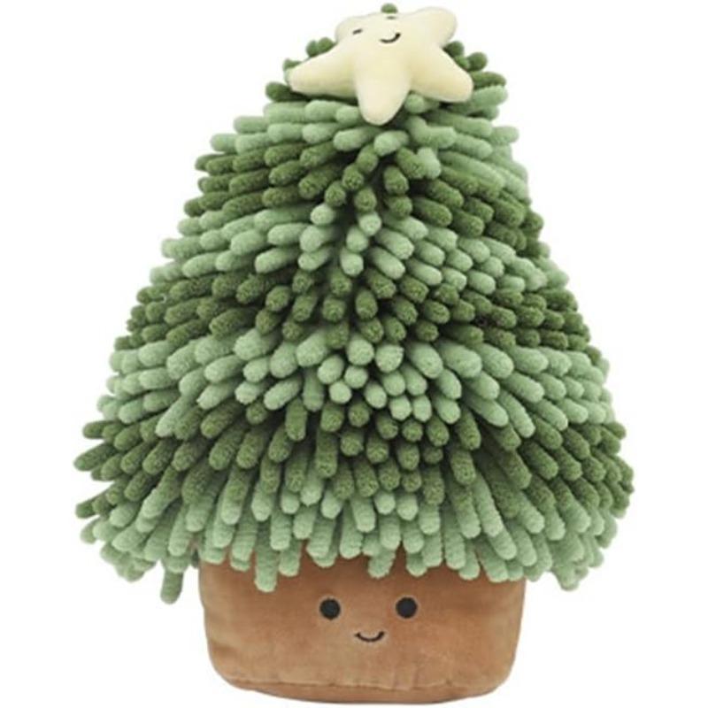 

Christmas Tree Hand Towel,Soft Fuzzy Ball Chenille Hand Towel for Bathroom, Absorbent Hand Drying Puff with Hanging Loop,Cute Decorative Hand Towels 9.8*7.9*3.9inch зелёный
