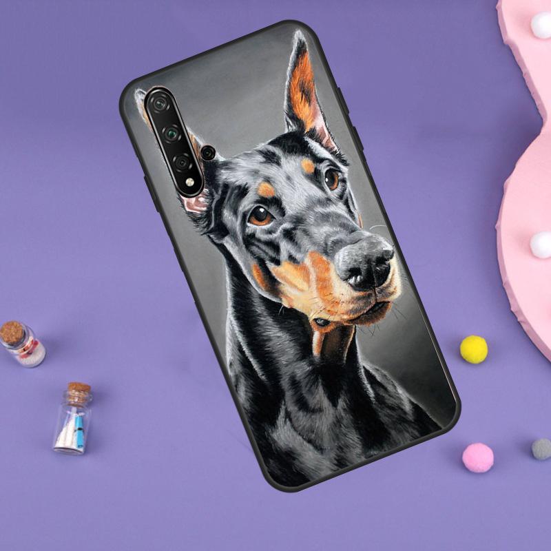 

Чехол с изображением собаки таксы и добермана для Huawei Nova 11i 3i 7i 5T 11 9 10 SE Y60 Y61 Y70 Y90 Y91 P20 P40 Lite P30 Pro Nova 10 SE