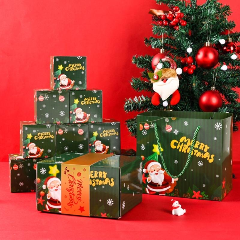 Christmas Popup Gift Box Surprise Fold Designs Paper For Holiday Party Decorations Holiday Accessories