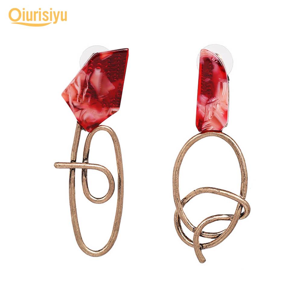 Temperament Simple Style Metal Knotted Stud Earrings For Women 4Pcs/Set Cute Irregular Temperament Simple Style Metal Knotted Stud Earrings For Women 4Pcs/Set Cute Irregular
