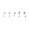 Stainless Steel Hex Socket Grub Screws 200pcs Set M3 M4 M5 M6 M8 With Cone Point Tapered End For Machinery