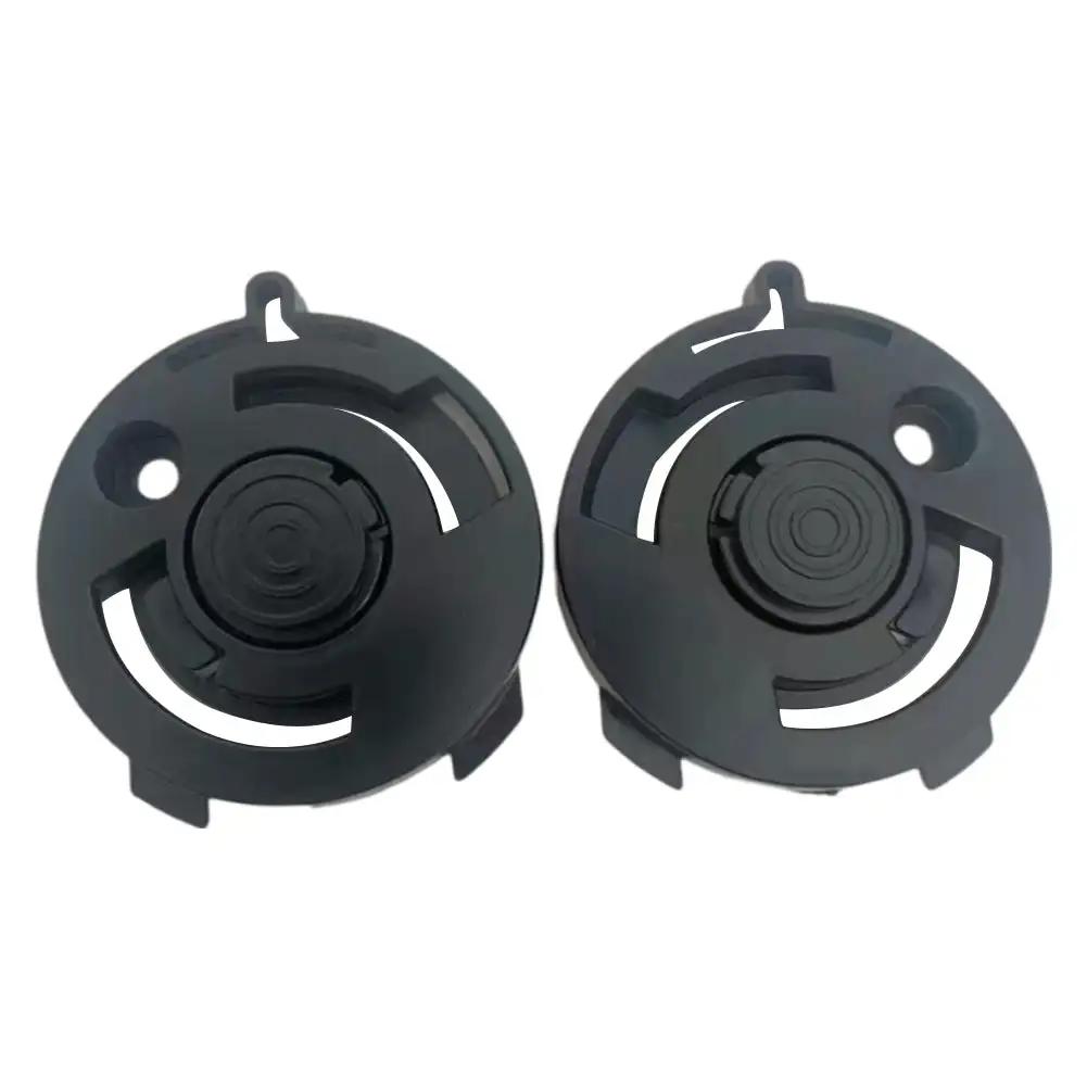 1Pair Motorcycle Helmet Fixed Buckle Rotate Switch Buckle Mirror Holder Lens Base Helmets Screws Helmet Lens Button Replacement