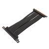 Graphics Card Extension Cable PCIE 4.0 X16 Riser Cable 90 Degree High Speed Flexible Riser Cable for PCIE 3.0