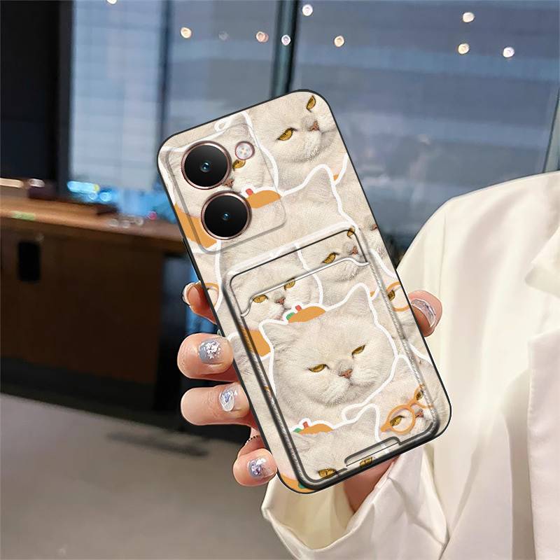 Graffiti Waterproof Phone Case For Realme P3 Ultra 5G Card Sleeve Anti-dust Card Slot Back Cover Cover Anti-knock Cute
