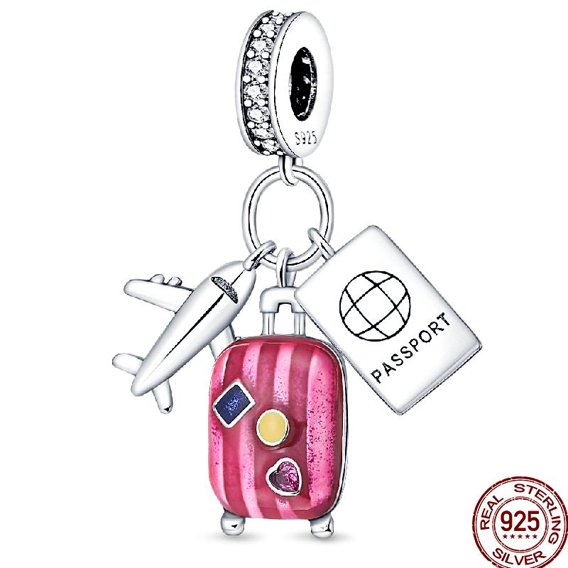 Luminous Firefly Star Moon Cherry Catcopper Pendant Beads 3Mm Diy For Women Exquisite Jewelry Making Gift