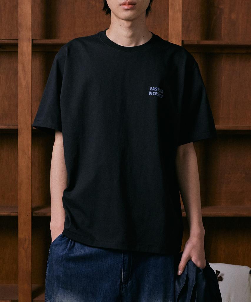 Iseuteuseobiseusyab Ess Symbol Short Sleeve T-Shirt - Black