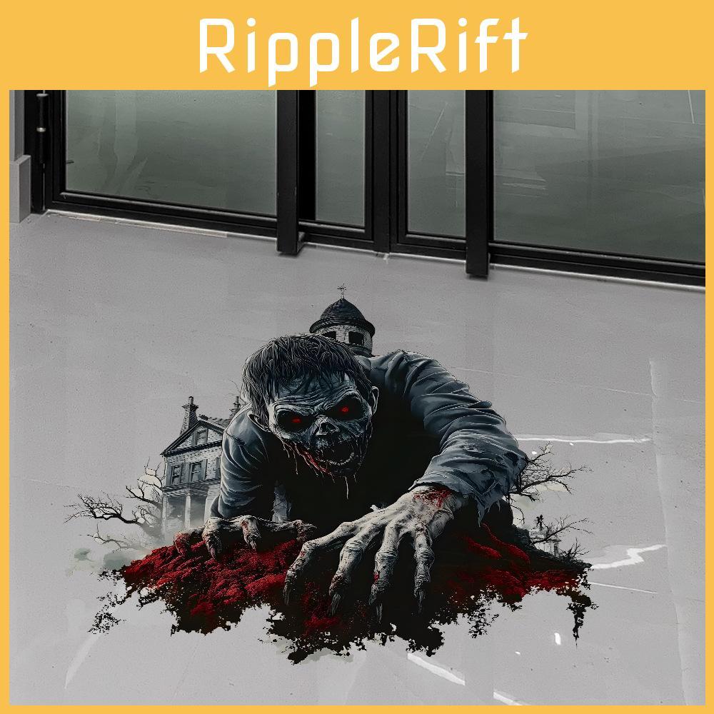 Horror Wall Halloween Breaking Zombies Appear In Living Room Home Decoration